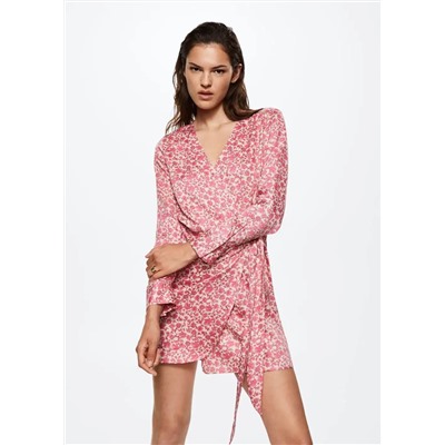 Vestido estampado flores -  Mujer | MANGO OUTLET España