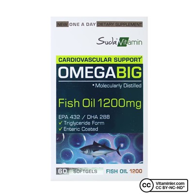 Витамин в воде Omegabig Fish Oil 60 капсул