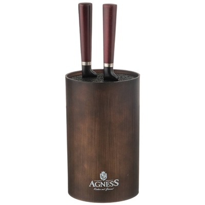 ПОДСТАВКА ДЛЯ НОЖЕЙ AGNESS "BEST" УНИВЕРСАЛЬНАЯ,11*18СМ