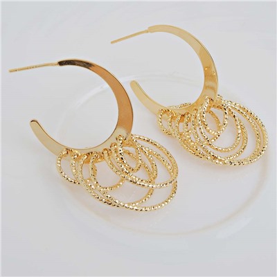 Серьги длинные на гвоздиках арт. 13 3340 (id 275064)