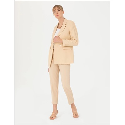 Бежевый круассант Slim Fit Jacket