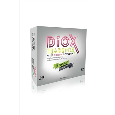 Diox Tea 60'lı Detoks Çayı 1 Aylık Orijinal Paket