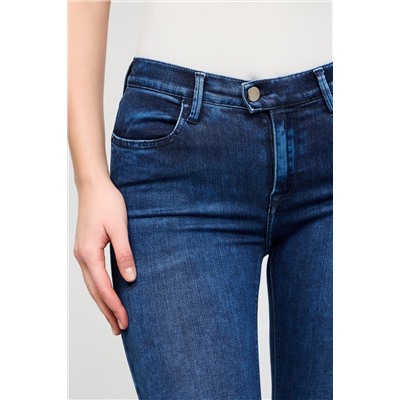 Vaquero skinny fit de tiro alto - Azul