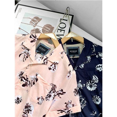 Мужская летняя рубашка Gues*s 👕   Экспорт  На бирке указано made in Korea Экспорт