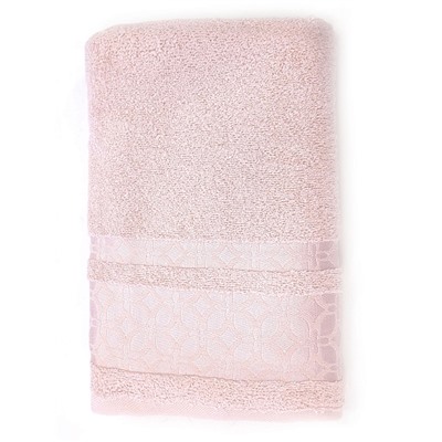 Полотенце махровое Турция Cotton Delux Жемчужина / Розовое