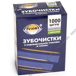 Зубочистки "Премиум" (бамбук с ментолом) 1000шт (30)