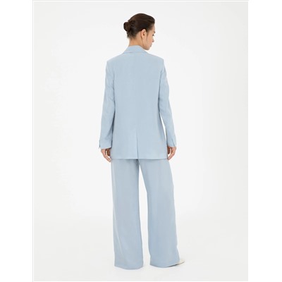 Blue Cupro ткани брюки
