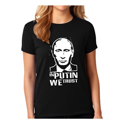 Футболка женская "In Putin We Trust" SALE