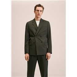 Americana traje regular fit cruzada -  Hombre | MANGO OUTLET España