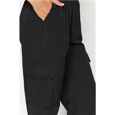Черные карманные ткацкие брюки Twoaw24pl00293