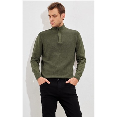 Джемпер P321-15200 khaki-melange