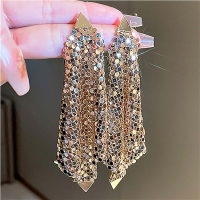 Серьги длинные на гвоздиках арт. 13 2456 (id 270836)