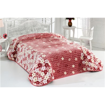 Плед EVLEN Super Soft 220*240 п/э в коробке евро Р 948 v2-(B005) розовый (Акция)