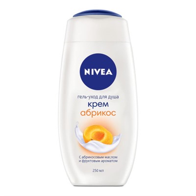 Гель для душа Nivea Молоко и абрикос, 250 мл