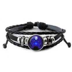 BS262-03 Кожаный браслет Знаки Зодиака - Дева