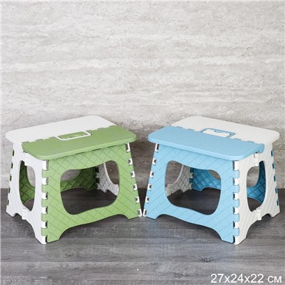 Табуретка складная 27x24x22 см / K0039-5 /уп 40/микс/ОРР