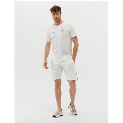 Ekru Slim Fit Printed Bike Bike T -For