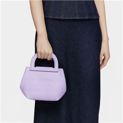 Bolso saca Dora - cuero - lila