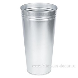 Вазон цинковый без ручек "Classic", 9 л, D 21.2  х  H 39 см
