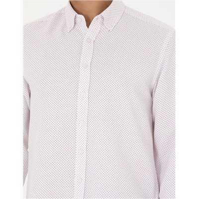 Bordeaux Slim Fit рубашка с длинным рукавом