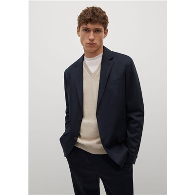 Americana slim fit lyocell lino -  Hombre | MANGO OUTLET España