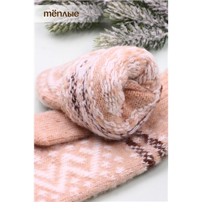 Варежки женские шерстяные №GL1607