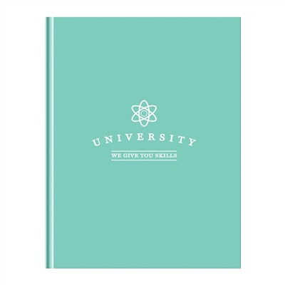 Записная книжка А5 64л. BG "University", soft-touch ламинация, блок-еженедельник, блок 80 гр/м2