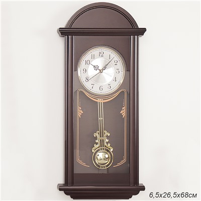 Часы настенные с маятником 68x26.5 см / 2003В /уп 8/