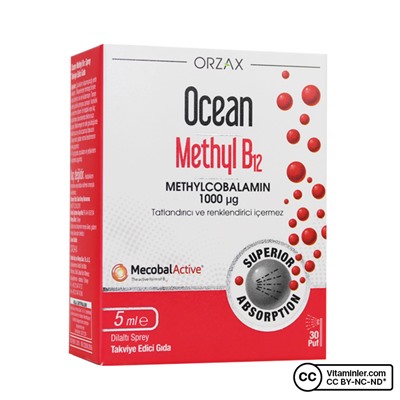 Ocean Methyl B12 1000 мкг 5 мл спрей