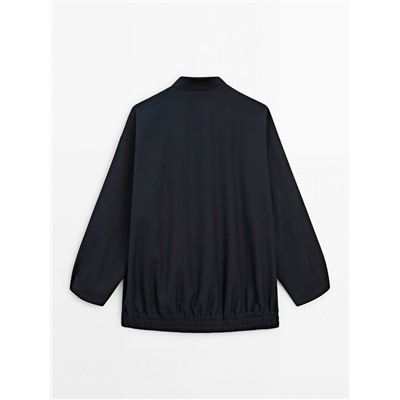 Chaqueta bomber larga