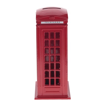 Копилка "Телефонная будка", L6,5 W6,5 H18 см