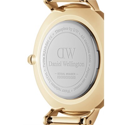 Reloj de cuarzo de piel y chapado en oro amarillo Petite Sheffield