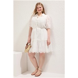 Белая рука с воздушным шаром A-Line Midi Woven Press Light Size Tbbss25ah00102