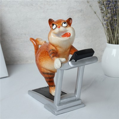 Фигурка Кот спортсмен 15х18 см / YX01002 /уп 16/