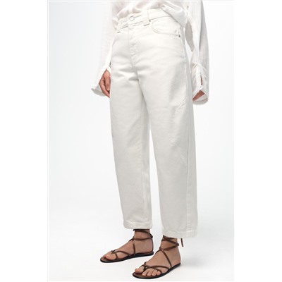 JEANS ZW COLLECTION BARREL CROPPED TIRO MEDIO