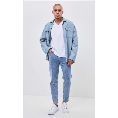 Джинсы F411-0175 l.blue