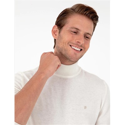 Ecru Slim Fit Half Fisherman воротник основной трикотаж казах