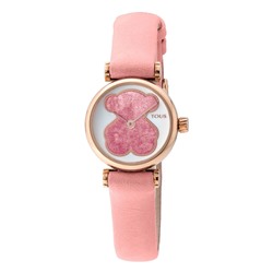 Reloj Camille Oso - cuero - 5 ATM - rosa - Ø: 21 mm