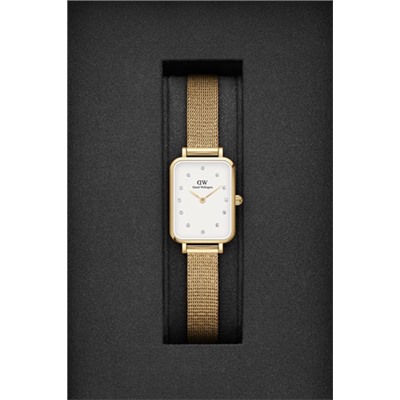 Reloj de cuarzo de acero y chapado en oro amarillo Evergold