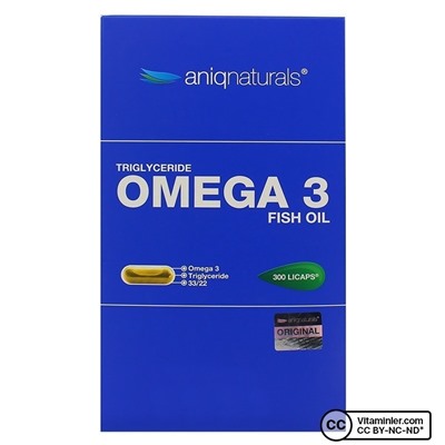 Aniqnaturals Омега-3 рыбий жир 300 капсул