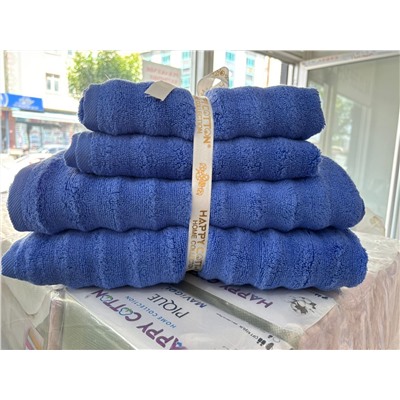 STOCK 4шт набор полотенец 50*90 2шт + 70*140 2шт