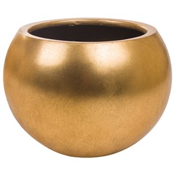 Кашпо Nobilis Marco "Pa-gold Ball" (полистоун), D40хH30 см