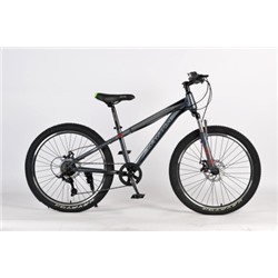 Велосипед 24" Krypton Hyperion KH10BR24 7sp чёрный красный