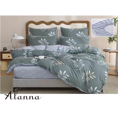28 цветов Комплект постельного белья ALANNA     «COMFORTABLE SLEEP »Размер: Евро