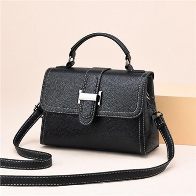 Женская кожаная сумка 8817-817 BLACK