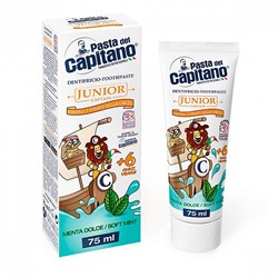 Зубная паста Pasta Del Capitano Junior нежная мята (с 6 лет), 75 мл