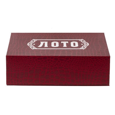 Игра настольная "Лото", L23 W13 H7,5 см