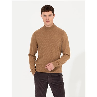 Camel Melanj Slim Fit Half Fisherman воротник
