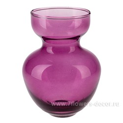 Ваза стеклянная "Залина", D 9,5 х H 12,5 см