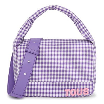 Bolso bandolera Carol Vichy - algodón - lila